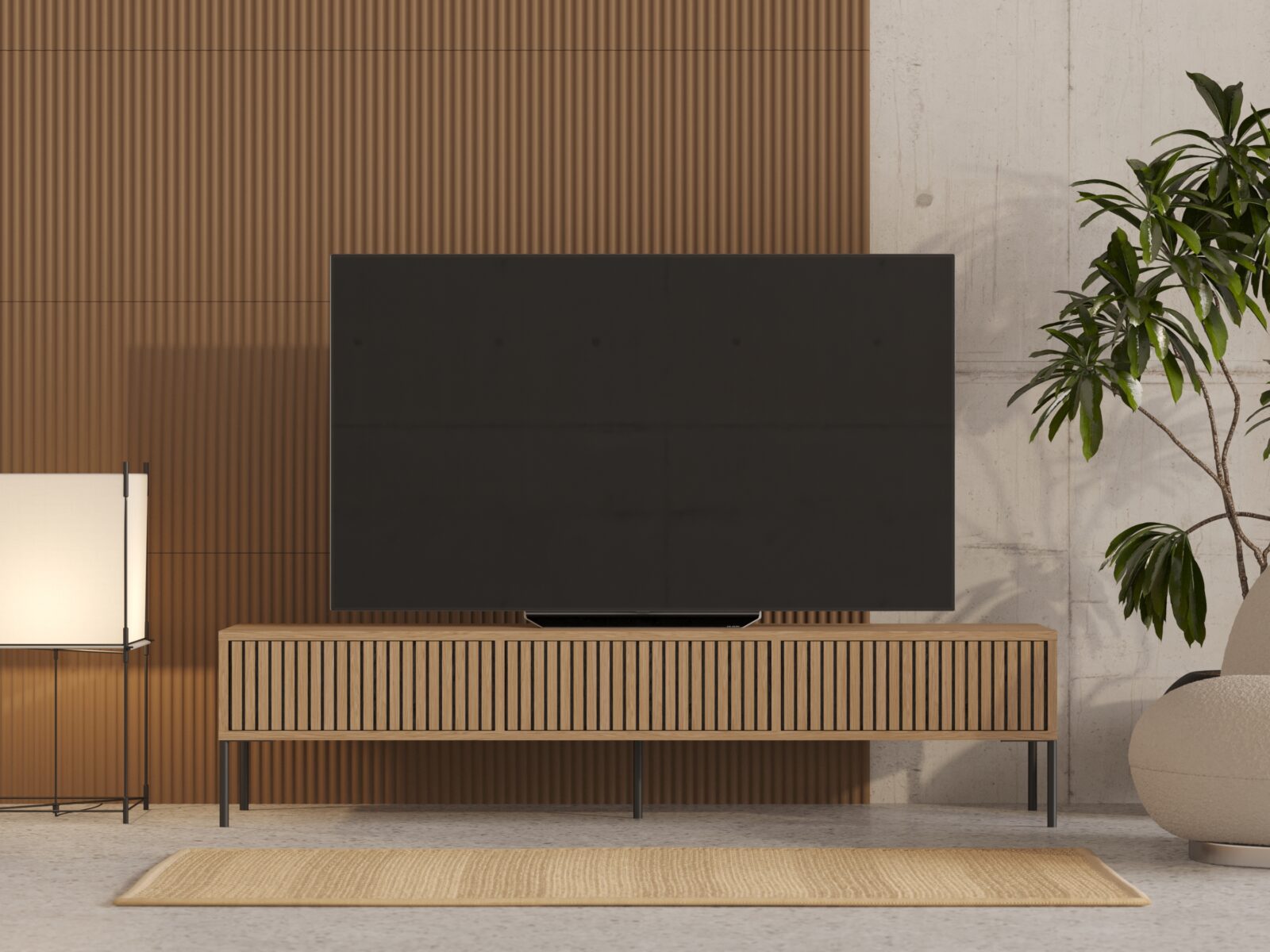 tv-lowboard-180-cm-mit-eichenlamellen-im-loft-stil