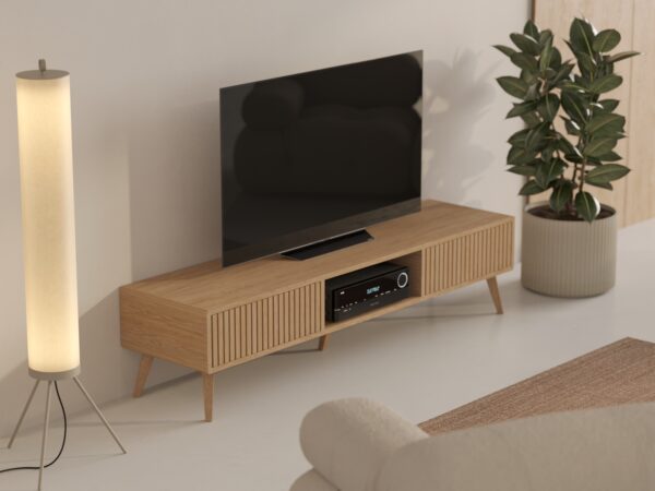 TV-Schrank 180 cm Eichenlamellen