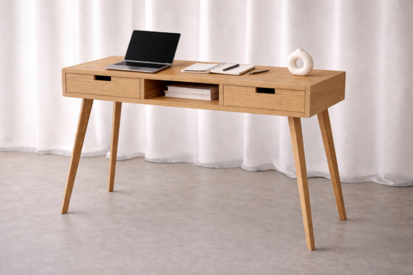 schreibtisch-130-cm-zwei-schubladen-einlegeboden-2